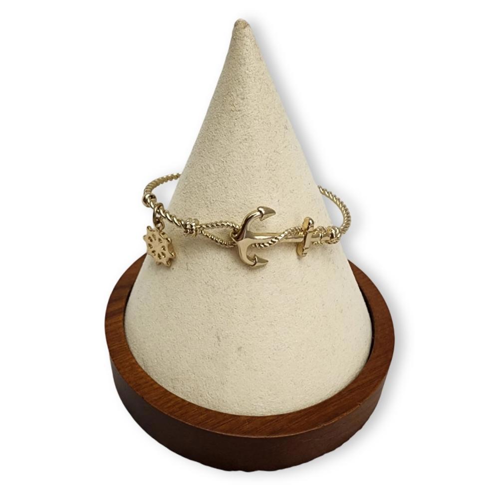 Gold Anchor Charm Bracelet Gold Anchor Charm Bracelet